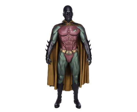 BATMAN FOREVER (1995) - Robin's (Chris O'Donnell) Costume Display Comprised of Original and Replica ComponentsRobin's (Chris 