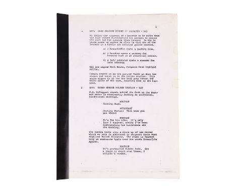 WICKER MAN, THE (1973) - Sir Christopher Lee-owned ScriptA script owned by Sir Christopher Lee from the production of Robin H