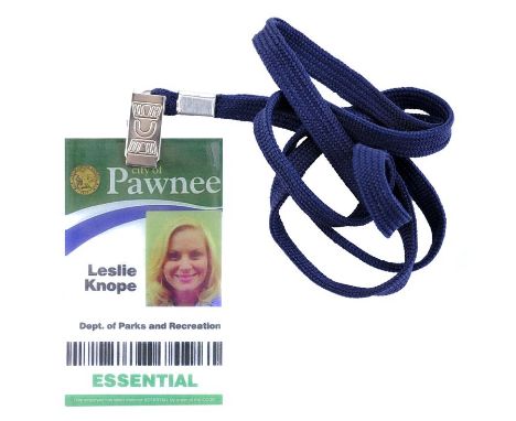 PARKS AND RECREATION (T.V. SERIES, 2009 - 2015) - Leslie Knope's (Amy Poehler) Essential ID LanyardLeslie Knope's (Amy Poehle