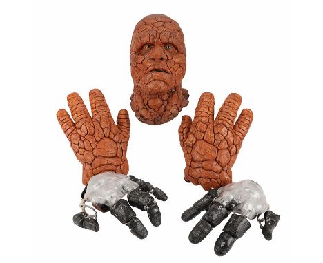 FANTASTIC FOUR (2005) - The Thing (Michael Chiklis) Facial Prosthetic and SFX HandsThe Thing's (Michael Chiklis) facial prost