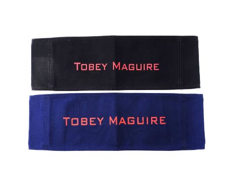 SPIDER-MAN (2002) - Pair of Tobey Maguire's ChairbacksTwo of Tobey Maguire's chairbacks from the production of Sam Raimi's su