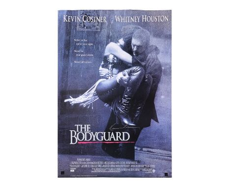 BODYGUARD, THE (1992) - Kevin Costner Autographed One-sheet PosterAn autographed poster from the promotion of Mick Jackson's 