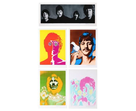 BEATLES, THE - Set Of Five Richard Avedon Stern Magazine PostersA set of five highly sought-after posters featuring iconic ba