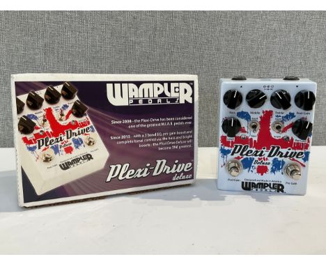 A Wampler Plexi Drive Deluxe Overdrive  guitar effects pedal, boxed 