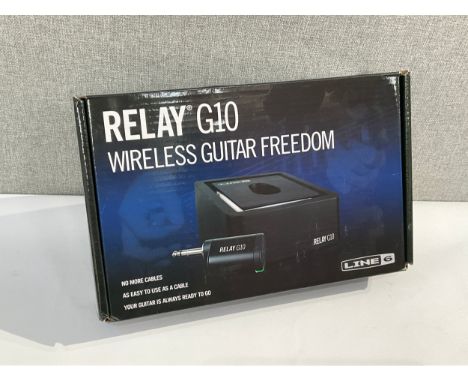 A Line 6 Relay G10 wireless guitar system, boxed 