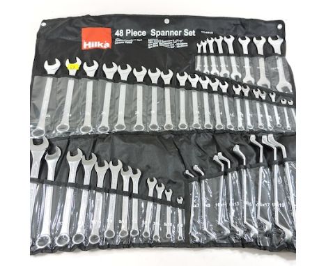 A 48 piece spanner set