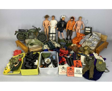 ACTION MEN & ACCESSORIES to include Palitoy, Mattel, Eagle Eyes etc.Provenance: private collection Anglesey
