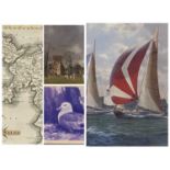 J. STEVEN DEWS limited edition print - 'Summer Racing of Cowes', signed, ARTHUR G. limited edition
