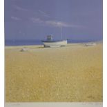 LES SPENCE (20th century) limited edition print - 'Low Tide', with blind gallery stamp, signed in