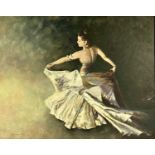 DALTON (20th century) oil on board - 'The Ballet Dancer', signed and dated '90, 42 x 54cms