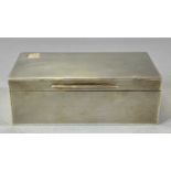 ASPREY & CO SILVER CIGARETTE CASE having machine-turned decoration, monogrammed 'SCLL' in gold,