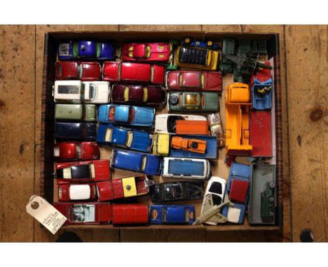 Quantity of various makes, including Budgie "Coca Cola " truck with some plastic crates, Corgi Samuelson camera van, with cam