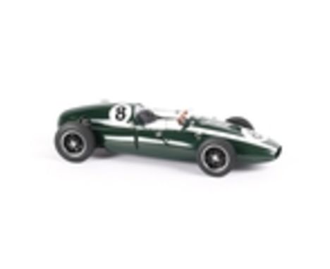 A 1:18 scale Schuco Exklusiv Cooper T51 No. 8 'World Champion 1959'. Limited 2000 Models. Signed by Jack Brabham 1117 0f 2000