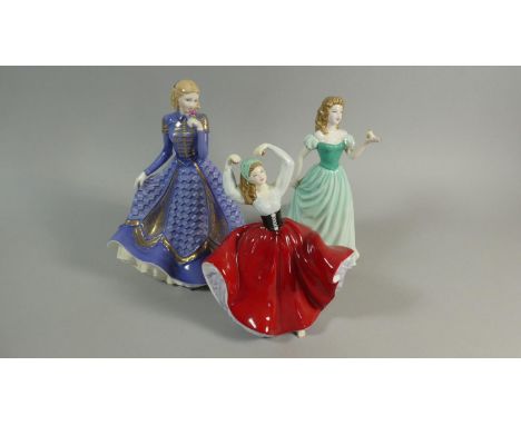 A Royal Worcester Georgia, Royal Doulton Love Song and Karen 