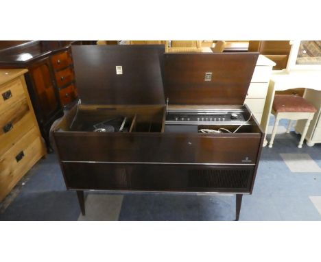 A Vintage Grundig Radiogram, 124cm Wide 