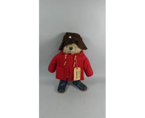 A Vintage Paddington Bear with Dunlop Blue Wellington Boots, 48cm High 