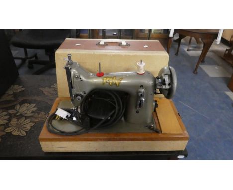 A Vintage Zephyr Electric Sewing Machine 