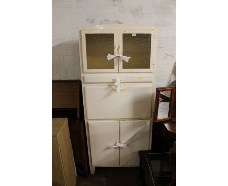 A VINTAGE MID CENTURY KITCHEN CABINET 