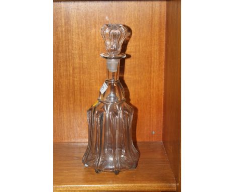 A GLASS DECANTER