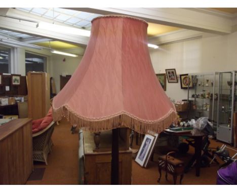 Standard lamp with shade 