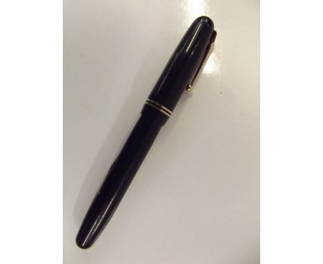 Vintage Mabie Todd Swan self-fill fountain pen with 14 carat gold nib 
