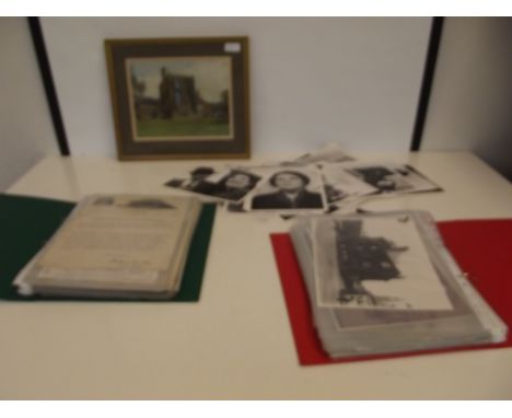 Vintage photographs of celebrities and others to include letter heads and 48 photographs of old Bolton 