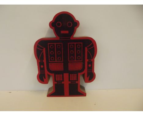 Chopping board in the form of a robot 