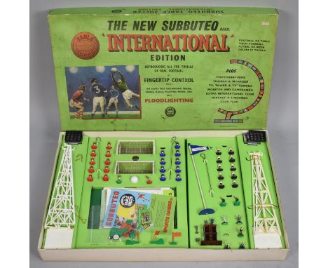 A Vintage Subbuteo International Edition Table Football Game, Almost Complete 