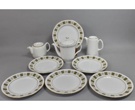 A Set of Six Spode Persia Large Dinner Plates Together with Wedgwood Teapots etc 