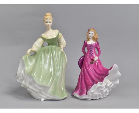 A Royal Doulton Figure, Fair Lady HN 2193 and a Royal Worcester Rebecca 