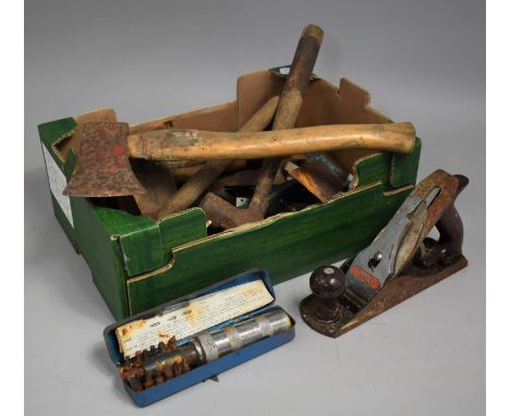 A Collection of Various Tools to comprise Stanley Plane, Axe etc 