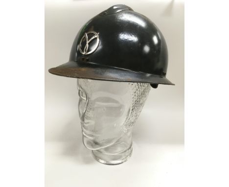 A WW2 French Milice helmet, a French political paramilitary organisation who fought to bring down the resistance with German 