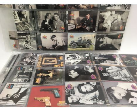 A collection of Various Elvis Trade cards