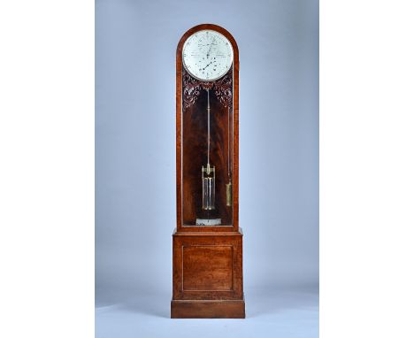 A Fine Victorian mahogany RegulatorBy Thomas Porthouse, 10 Northampton Square, London, Maker to the AdmiraltyWith an arched c