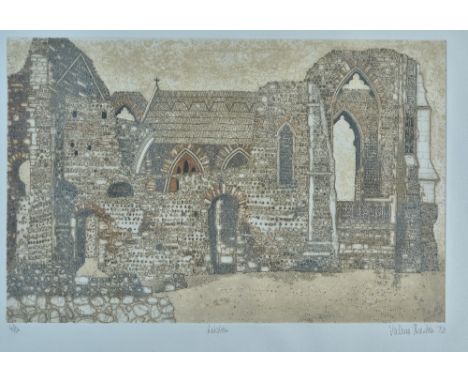 Valerie Thornton (British, 1931-1991), Cley-next-the-Sea; Leiston, one signed, dated, titled and numbered in pencil 'Valerie 