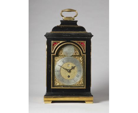 A George III small giltmetal-mounted ebonised bracket timepiece with pull-quarter repeat By John Ellicott, London, circa 1760