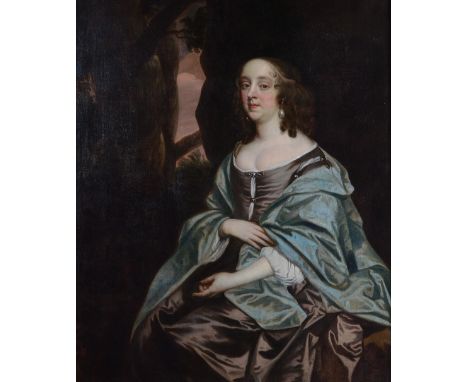 Follower of Sir Peter Lely, Three quarter length portrait of Melusine von der Schulenburg, Countess of Feversham (1667-1743),