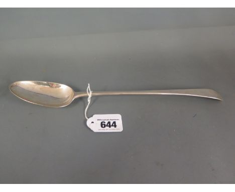 A George III old English pattern gravy or stuffing spoon by John Lambe, London 1778, crested - Weight approx. 3 troy oz. - Le