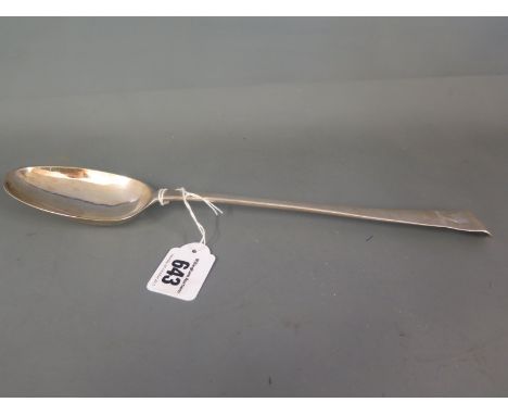 A George III Irish old English pattern gravy or stuffing spoon by Joseph Cullen, Dublin 1767, crested - Weight approx. 3.5 oz