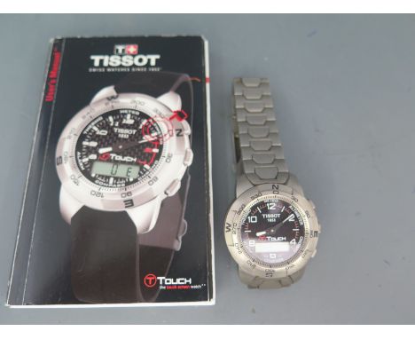A Tissot 1853 - Touch - Gentleman's wristwatch with users manual