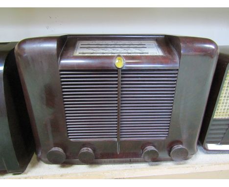 A Westminster Radio C.T.A 5350 Bakelite cased valve radio 