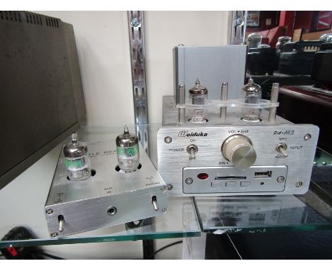 A Weiduka PA-M3 USB input integrated stereo amplifier and Little Bear preamp (2) 