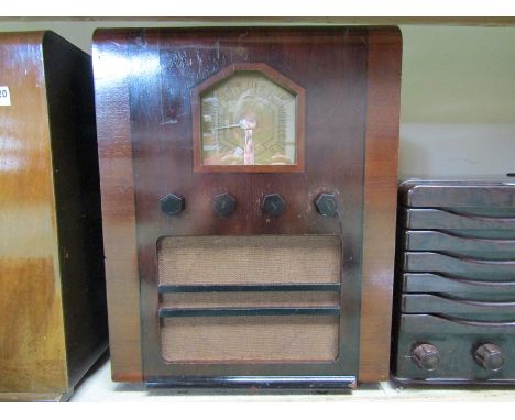 A McMichael 363 walnut cased valve radio, circa 1937 