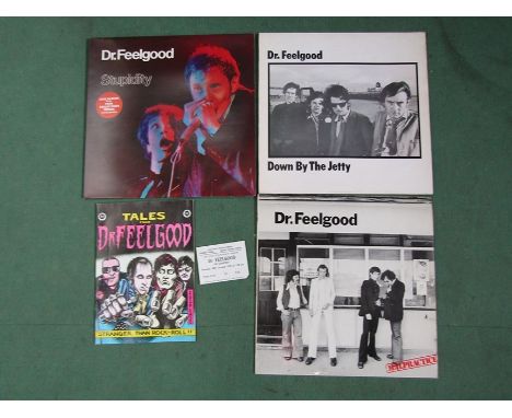 DR FEELGOOD: Three LP's to include 'Malpractice' UAS 29880, 'Down By The Jetty' UAS 29727 and 'Stupidity' UAS 29980 (3, vinyl