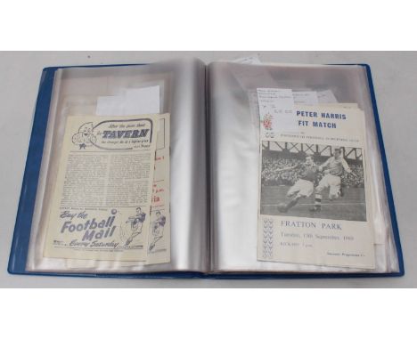 A Collection of twenty-four Portsmouth FC home programmes and some booklets and testimonials, including Arsenal 1948 (vgc), M