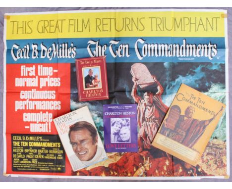 Charlton Heston, 'The Actor's Life', signed by Charlton Heston, 'To Be a Man', signed by Charlton & Lydia Clarke Heston, A Ce