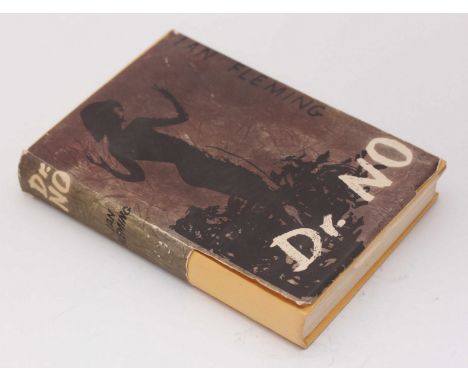 Fleming, Ian.  Dr. No, First edition, with dust wrapper, (piece missing at spine but present