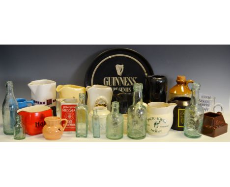 Breweryana - a Carltonware Haig Scotch Whisky water jug; Guinness tray; Extra Special Red Seal Scotch Whisky;  etc various bo