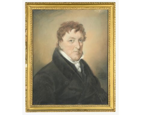 *** Phelps, Portrait of a gentleman, possibly George Vaughan Hart (1799-1828), Curate of Castlebar, head and shoulders, in bl