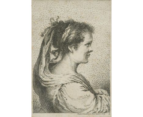 Ferdinand Landerer (Austrian, 1730-1795) after Martin Johann Schmidt (Austrian, 1718-1801), Series of character heads, includ